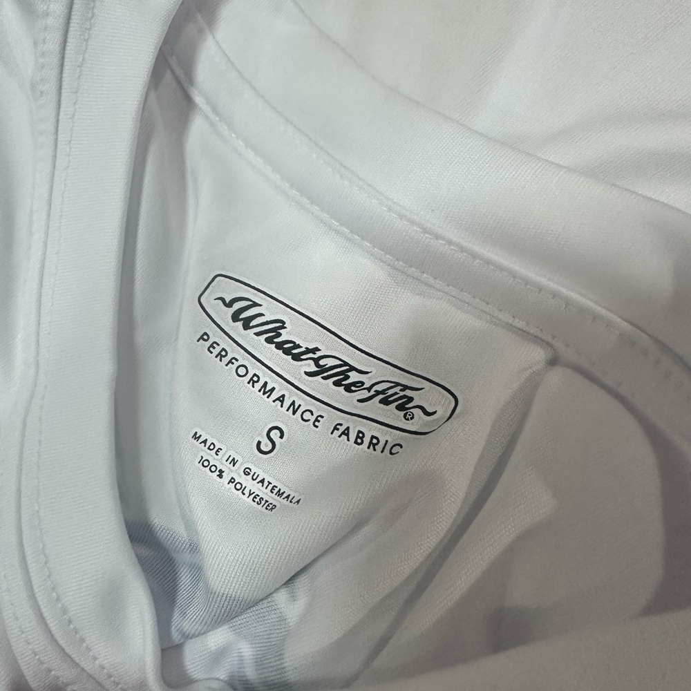 WTF - What The Fin? Long-Sleeve Performance Wicking Shirt - USA Jolly Fin NWT S - Picture 4 of 4
